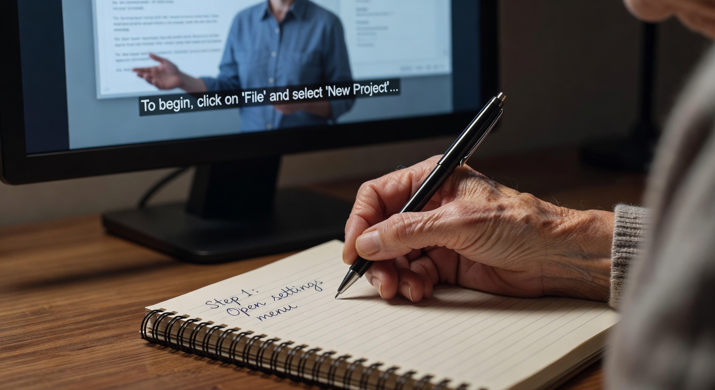 メモを取りながら学ぶ